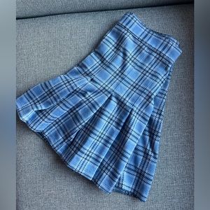 Free People Plaid mini skirt